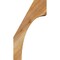 Ekena Millwork 6"W x 10"D x 18"H Westlake Rough Sawn Knee Brace, Western Red Cedar BRC06X10X18WTL00RWR - alternate 3